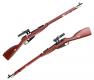 Mosin Nagant Full Wood & Metal Model 1891/30 Sniper  PU Scope Gas Power by Red Fire